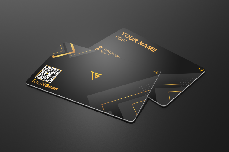black-tap NFC-BUSINESS-CARD-TAPNSCAN
