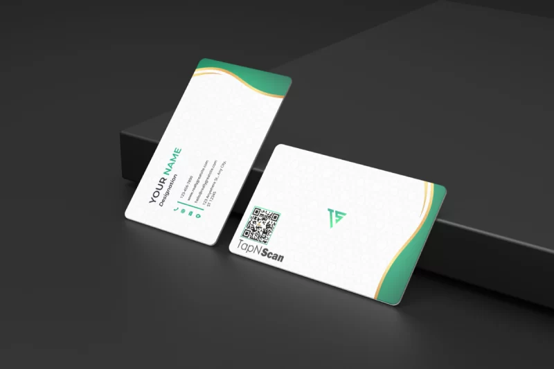 digital-visiting-card white-nfc-visiting-card