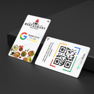 111 Restaurant Rating Boost Card - Customizable