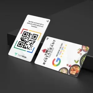 111 Restaurant Rating Boost Card - Customizable