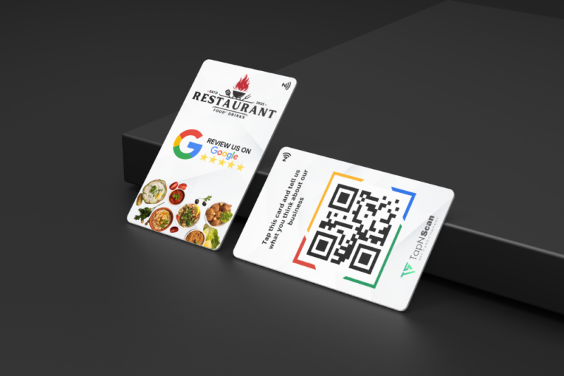 111 Restaurant Rating Boost Card - Customizable