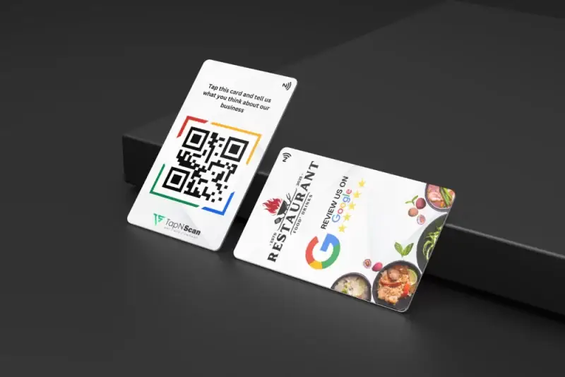 111 Restaurant Rating Boost Card - Customizable